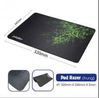 Lót chuột Pad Razer (Trung) may viền : 245x320x3mm 